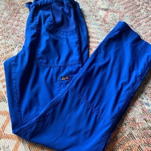 Koi Lite scrub pants // size XS // Galaxy blue